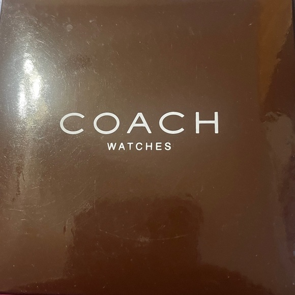 Coach Silver Rectangular Watch - Picture 2 of 5